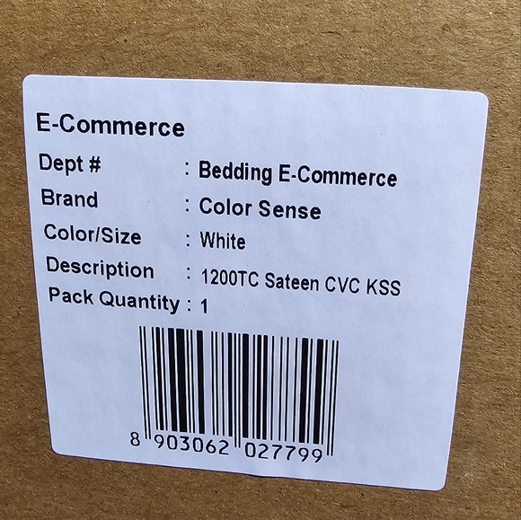 Color Sense King Sateen Sheets × 2 - Picture 3 of 3